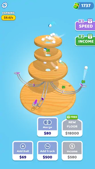 Скачать Spinning Balls [MOD Бесконечные деньги] на Андроид