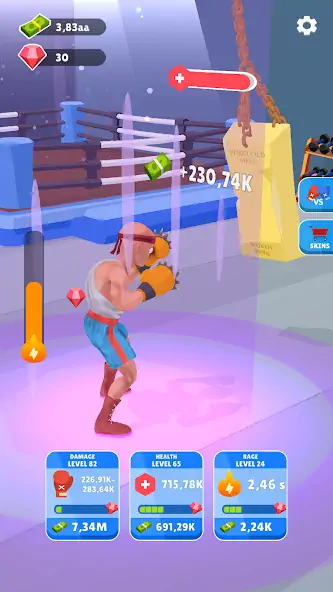 Скачать Tap Punch - 3D Boxing [MOD Много денег] на Андроид