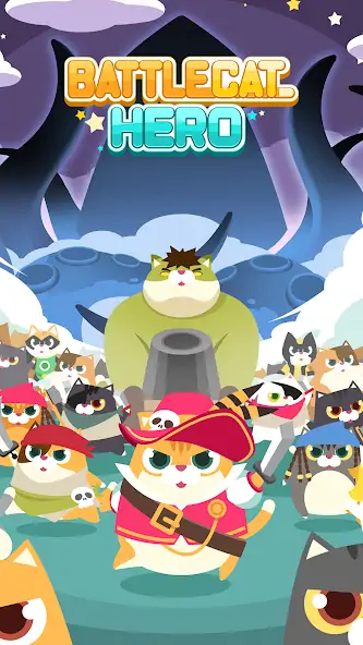 Скачать Battle Cat Hero [MOD Бесконечные деньги] на Андроид