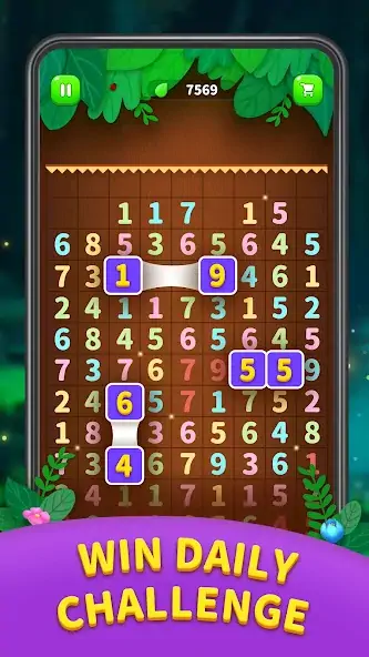 Скачать Number Match - Ten Pair Puzzle [MOD Много монет] на Андроид