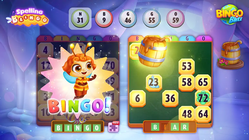 Скачать Bingo Blitz™️ - бинго онлайн [MOD Много денег] на Андроид