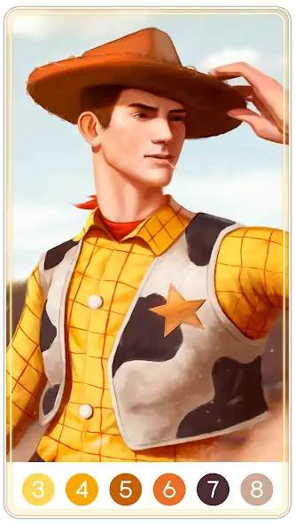 Скачать Wild West Color by Number [MOD Много денег] на Андроид