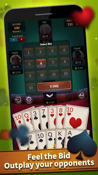 Скачать Spades - Пики Офлайн [MOD Бесконечные деньги] на Андроид