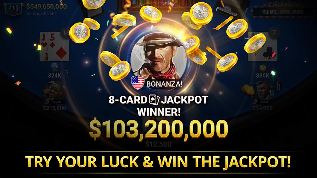 Скачать Blackjack Championship [MOD Много монет] на Андроид