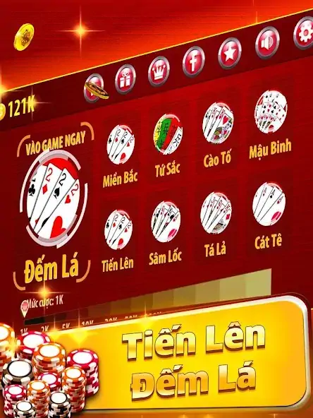 Скачать Tiến Lên Đếm Lá - Tien Len [MOD Много денег] на Андроид