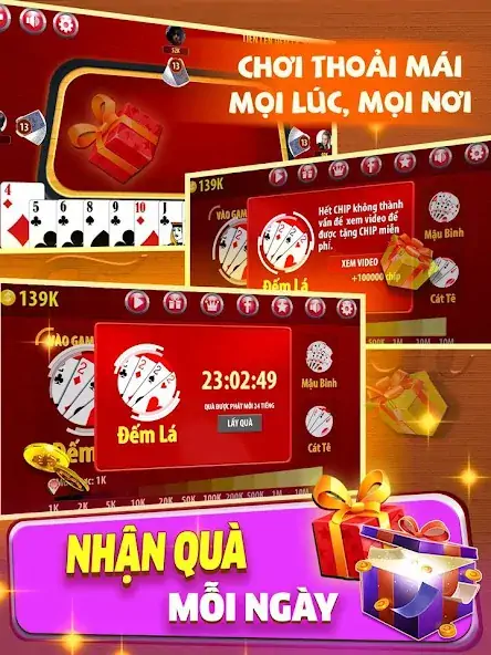 Скачать Tiến Lên Đếm Lá - Tien Len [MOD Много денег] на Андроид