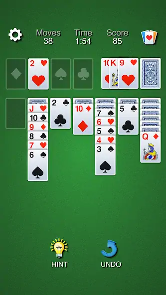 Скачать Solitaire Klondike Classic [MOD Бесконечные деньги] на Андроид