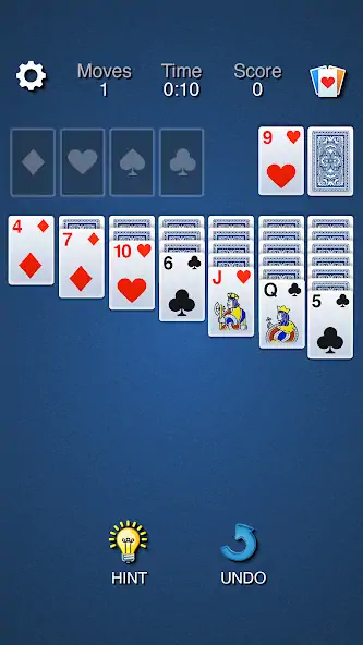 Скачать Solitaire Klondike Classic [MOD Бесконечные деньги] на Андроид
