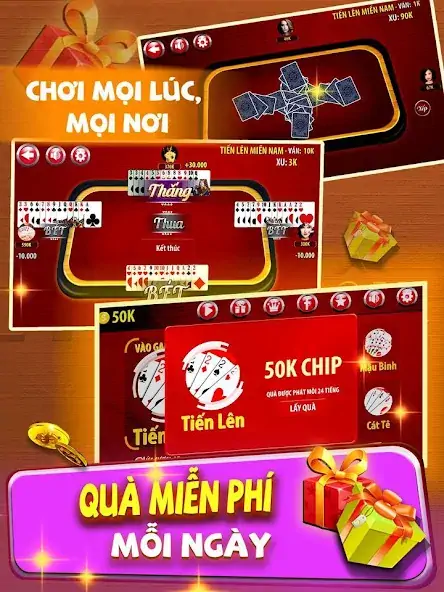 Скачать Tiến Lên Miền Nam - Tien Len [MOD Много денег] на Андроид