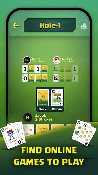 Скачать Play Nine: Golf Card Game [MOD Много денег] на Андроид