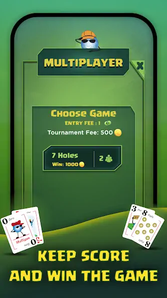 Скачать Play Nine: Golf Card Game [MOD Много денег] на Андроид
