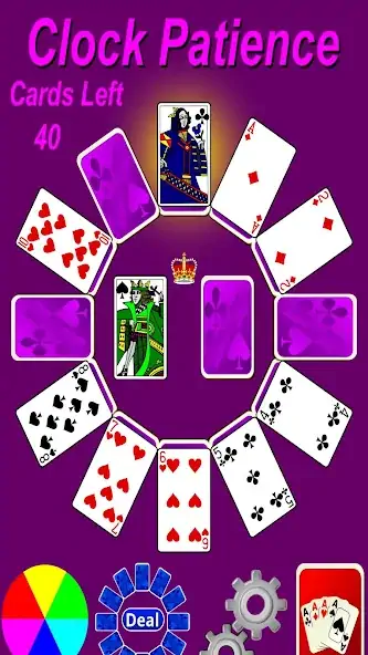 Скачать Clock Patience Solitaire [MOD Много монет] на Андроид