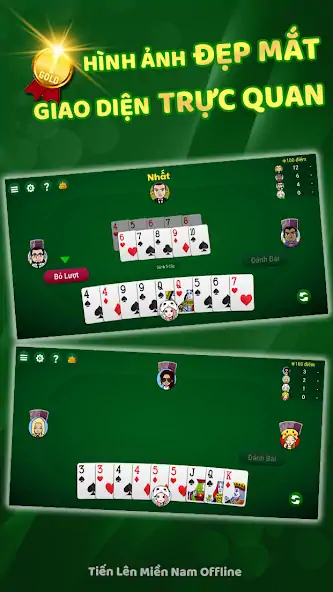 Скачать Tiến Lên Miền Nam Offline [MOD Много монет] на Андроид