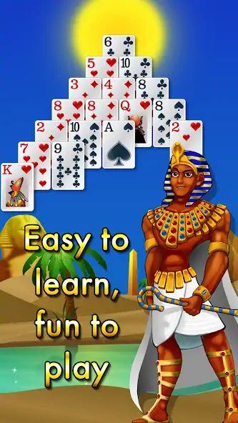 Скачать Pyramid Solitaire - Egypt [MOD Бесконечные монеты] на Андроид