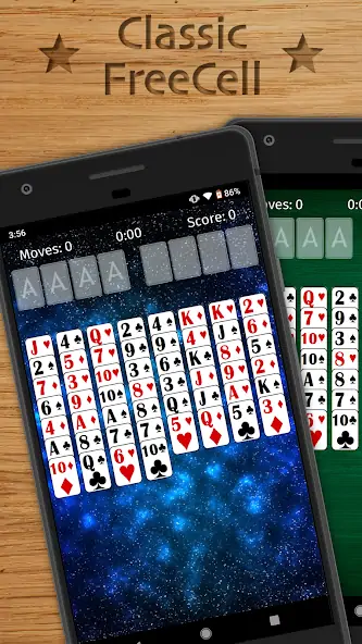 Скачать FreeCell Solitaire Classic [MOD Бесконечные деньги] на Андроид
