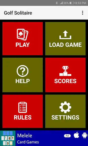 Скачать Golf Solitaire [MOD Бесконечные деньги] на Андроид
