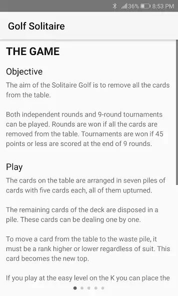 Скачать Golf Solitaire [MOD Бесконечные деньги] на Андроид