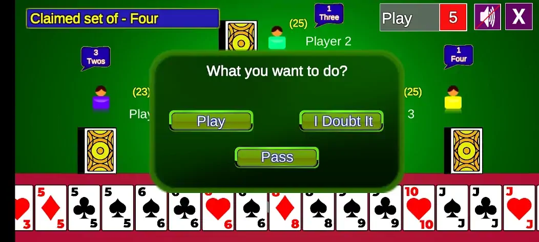 Скачать Bluff Card Game [MOD Бесконечные деньги] на Андроид