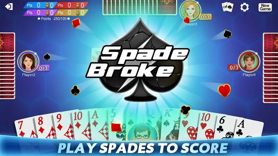 Скачать Spades [MOD Бесконечные монеты] на Андроид