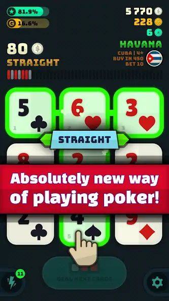 Скачать Merge Poker [MOD Много монет] на Андроид