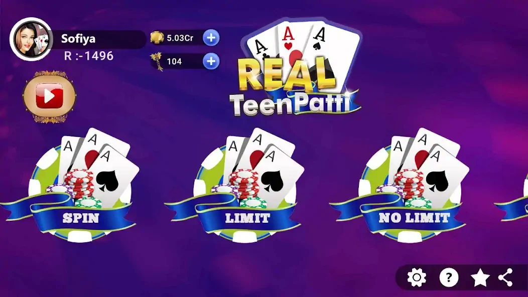 Скачать Real Teen Patti [MOD Много монет] на Андроид