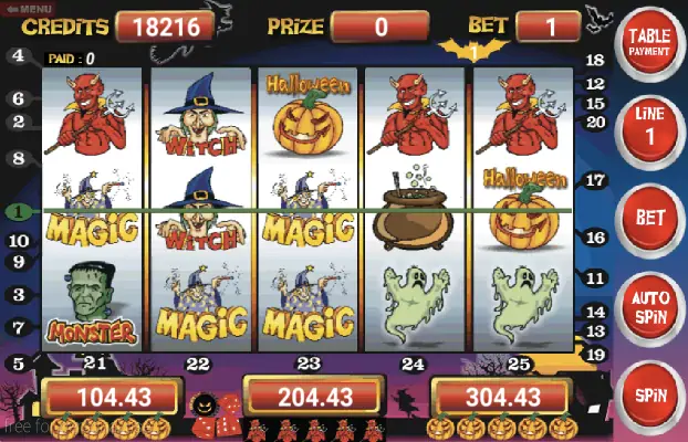 Скачать Slot Machine Halloween Lite [MOD Бесконечные монеты] на Андроид
