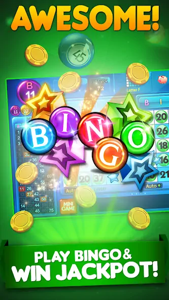 Скачать Bingo City 75: Bingo & Slots [MOD Бесконечные монеты] на Андроид