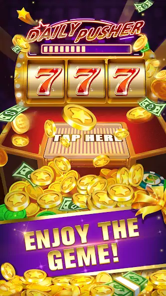 Скачать Daily Pusher Slots 777 [MOD Много монет] на Андроид