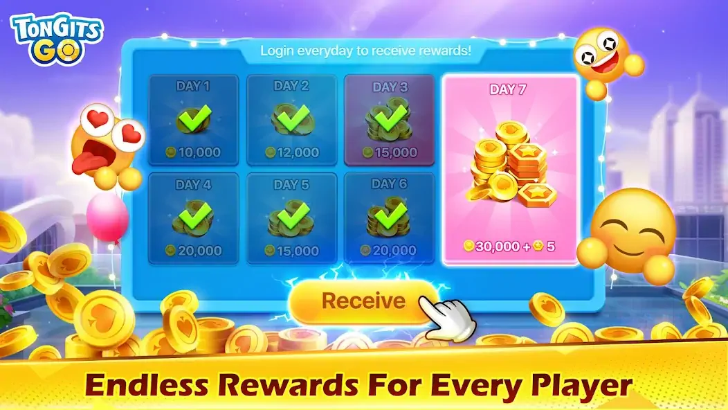 Скачать Tongits Go - Mines Slots Pusoy [MOD Бесконечные деньги] на Андроид