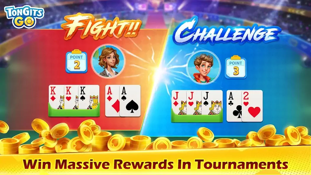 Скачать Tongits Go - Mines Slots Pusoy [MOD Бесконечные деньги] на Андроид