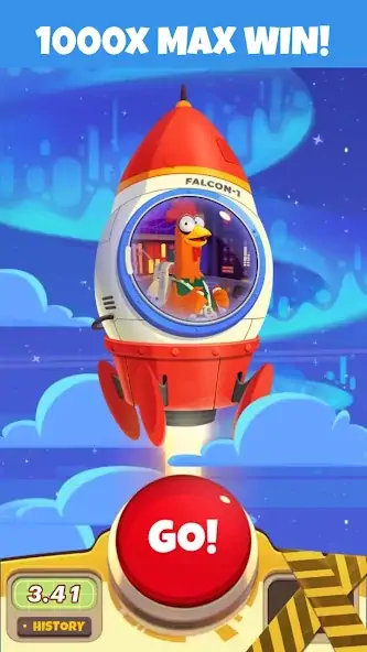 Скачать Chicken or Crash! Win Bitcoin. [MOD Много денег] на Андроид