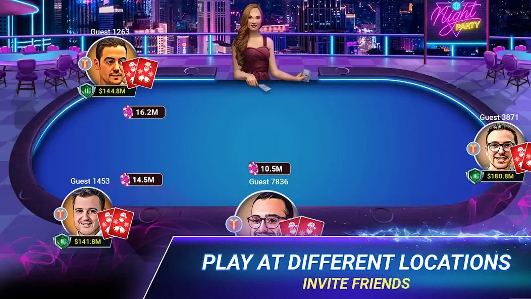 Скачать Poker Zmist- Texas Holdem Game [MOD Много денег] на Андроид