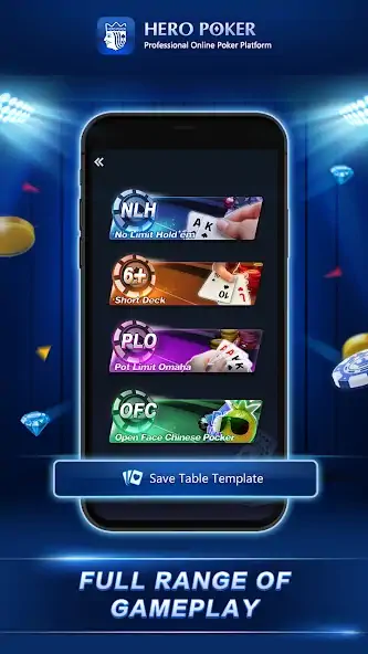 Скачать HeroPoker [MOD Бесконечные деньги] на Андроид
