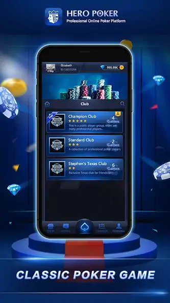 Скачать HeroPoker [MOD Бесконечные деньги] на Андроид