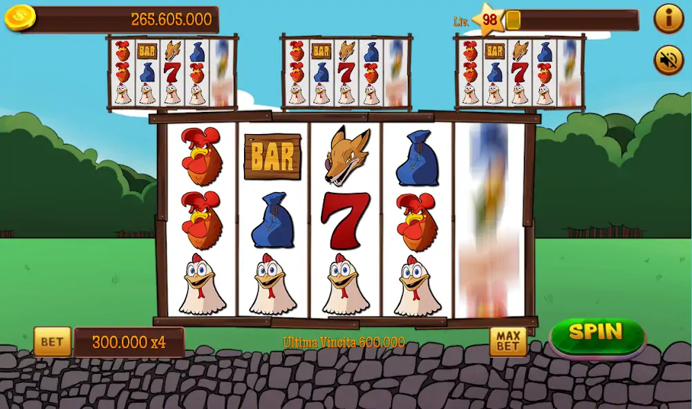 Скачать Slot Gallina 4 [MOD Бесконечные монеты] на Андроид