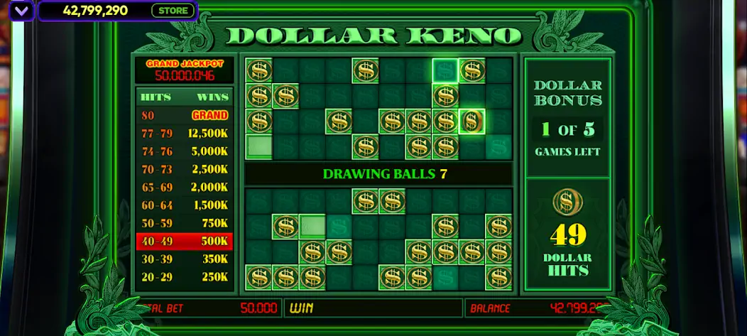 Скачать Vegas Keno [MOD Бесконечные деньги] на Андроид