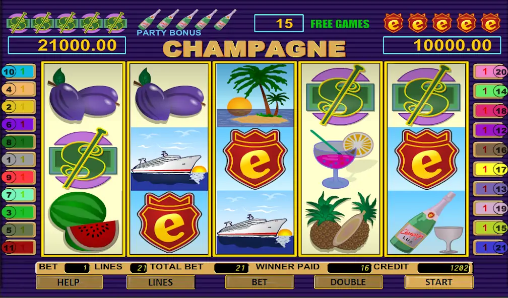 Скачать Champagne Slot [MOD Бесконечные деньги] на Андроид