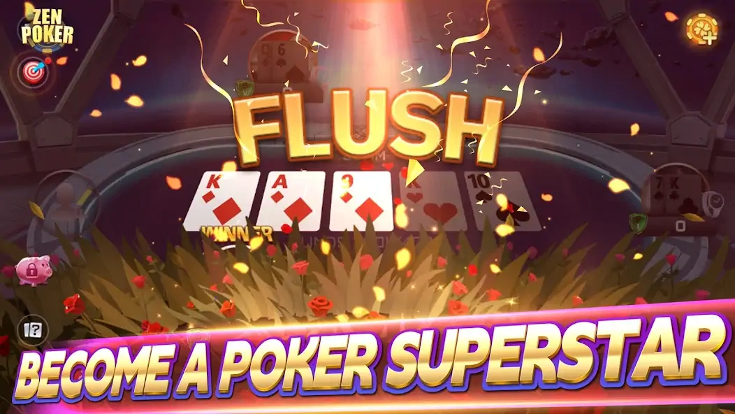 Скачать Zen Poker [MOD Бесконечные деньги] на Андроид