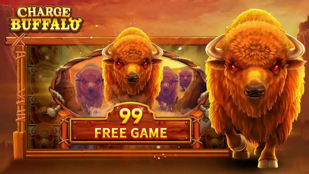 Скачать Charge Buffalo Slot-TaDa Games [MOD Бесконечные деньги] на Андроид