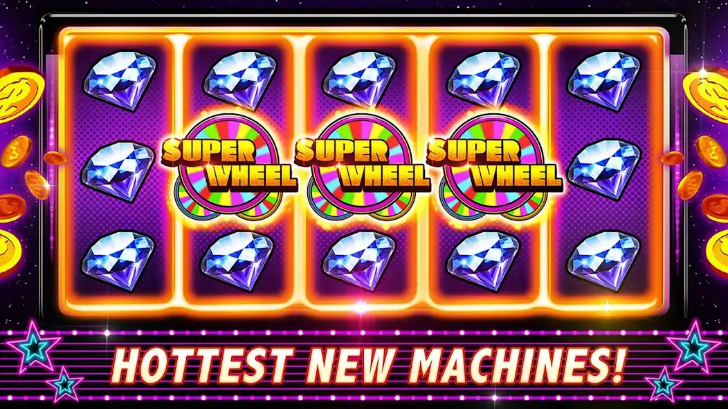 Скачать Super Win Slots - Vintage Slot [MOD Много денег] на Андроид
