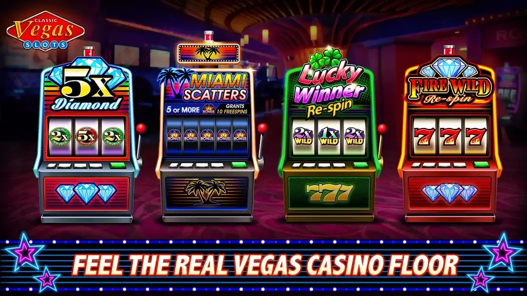 Скачать Super Win Slots - Vintage Slot [MOD Много денег] на Андроид