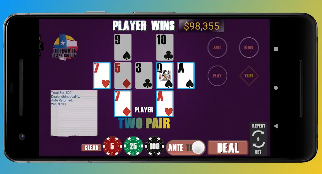 Скачать Texas Ultimate Holdem [MOD Много монет] на Андроид