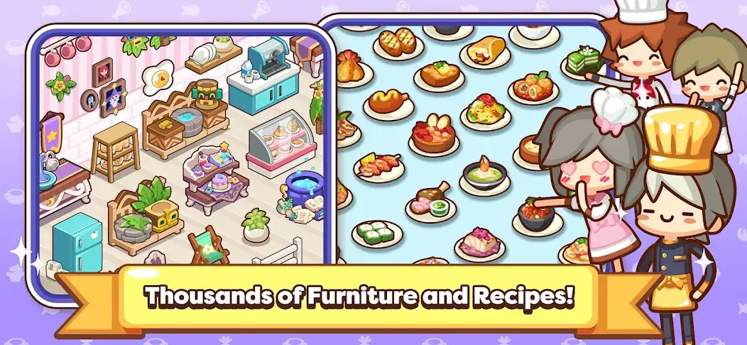 Скачать Fantasy Food Tower: Match 3 [MOD Бесконечные монеты] на Андроид