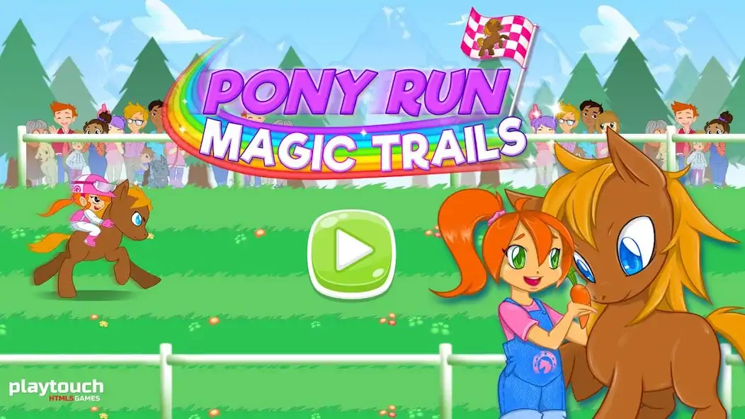 Скачать Pony Run : Magic Trails [MOD Много монет] на Андроид