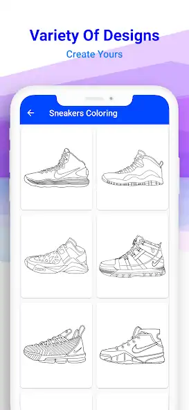 Скачать Basketball Shoes Coloring Book [MOD Много денег] на Андроид