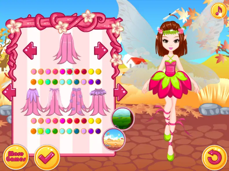 Скачать Феи одевалки: Игры для девочек [MOD Много монет] на Андроид
