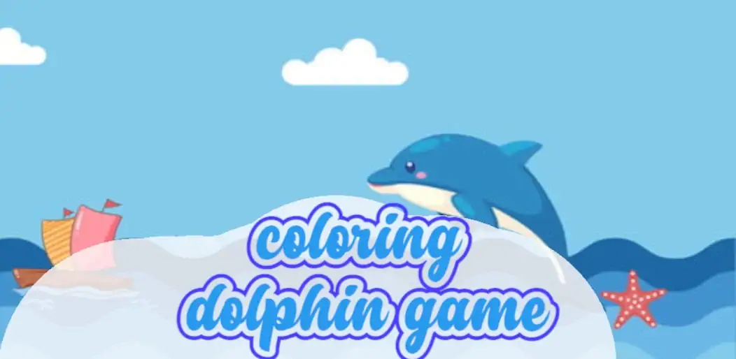 Скачать dolphin coloring game [MOD Много денег] на Андроид