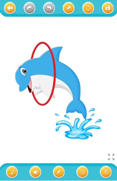 Скачать dolphin coloring game [MOD Много денег] на Андроид
