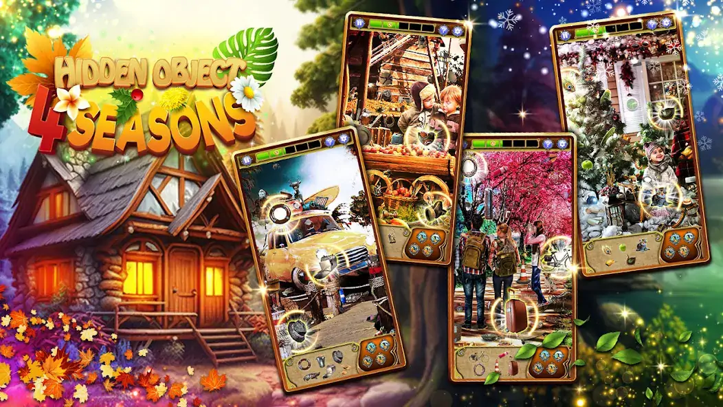 Скачать Hidden Object: 4 Seasons [MOD Бесконечные деньги] на Андроид