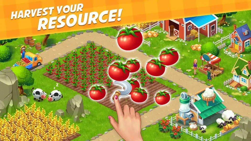 Скачать Farm City: Farming & Building [MOD Много денег] на Андроид